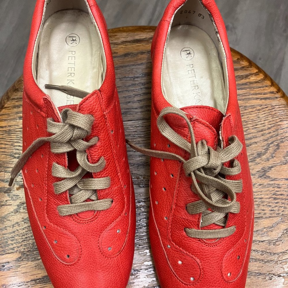 PETER KAISER leather flats, size 36 European.